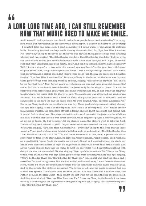 American Pie Don Mclean Poster Song Lyrics Print Song - Etsy UK