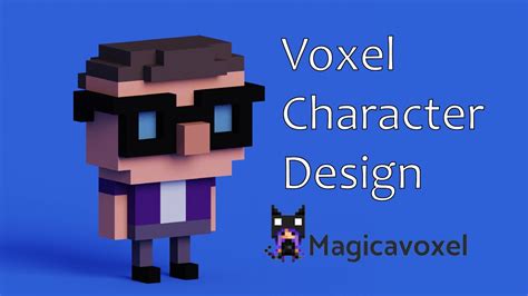 Quick Voxel Character Design in 1 minute - MagicaVoxel - YouTube