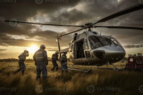 Air ambulance with a helicopter generative AI 29642580 Stock Photo at Vecteezy