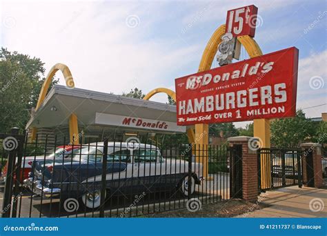 The First McDonald S Store Museum in Illinois, USA Editorial ...