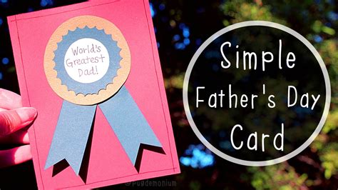 Father's Day Card Designs Ks2 - 40 Diy Father S Day Card Ideas And Tutorials For Kids Hative ...
