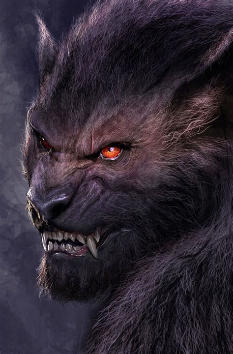 Wolfman | Werewolf, Werewolf art, Fantasy creatures