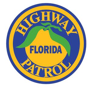 4 Inch Non-Reflective Florida Highway Patrol State Police Logo Sticker ...