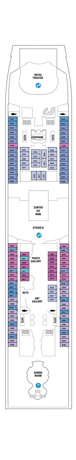 Independence of the Seas Deck plan & cabin plan