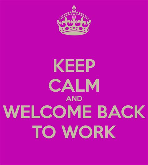 Welcome back clipart to work clipartfox - Clipartix