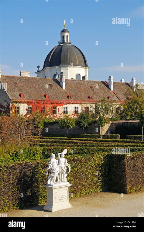 Garden of Belvedere castle, Vienna, Austria, Europe Stock Photo - Alamy