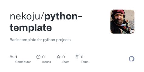 GitHub - nekoju/python-template: Basic template for python projects