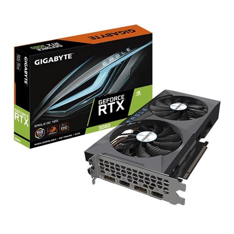 Placa de Video Gigabyte GeForce RTX 3060 Eagle OC LHR 12GB GDDR6 192 ...