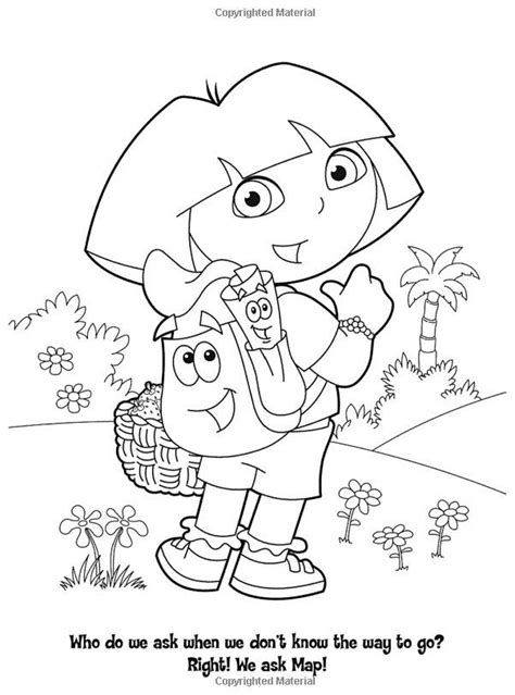 Dora's Super Silly Coloring Book - Free Shipping - Coloring Home