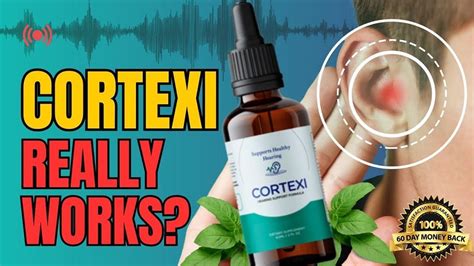Cortexi for Tinnitus {Reviews Updated} - TryCortexi Hearing Support Supplement! Cortex Ear Drops ...