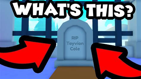 WHAT'S THIS in Pet Sim X??? (RIP Tayvion Cole?) - YouTube