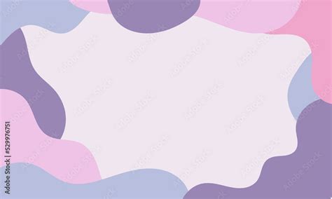 Aesthetic abstract background with soft pastel color. Organic shapes in ...