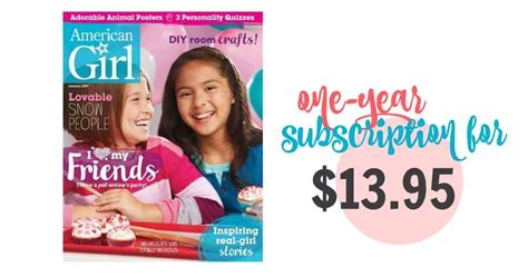 American Girl Magazine Subscription for $13.95 :: Southern Savers