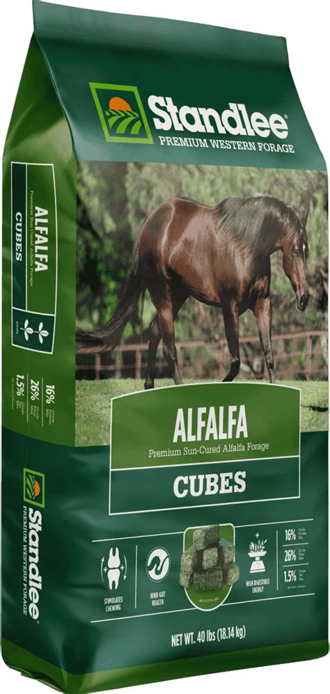 Premium Alfalfa Cubes | Standlee Premium Western Forage