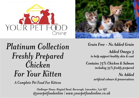 Freshly Prepared Chicken for Your Kitten - Your Pet Food Online