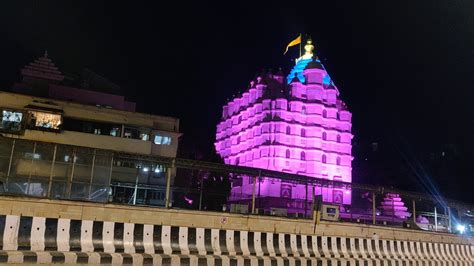 Siddhivinayak Temple Night View - YouTube