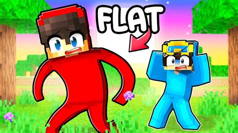 Cash Became FLAT in Minecraft! - YouTube