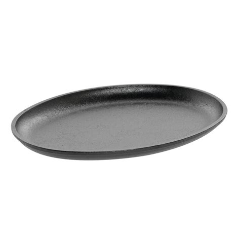 Lodge® Oval Cast Iron Griddle Without Handle - 10"L x 7 1/2"W