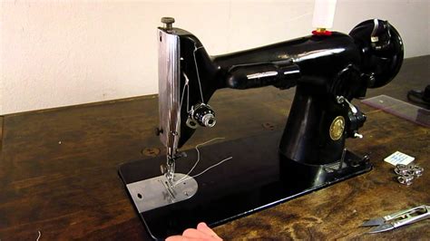 Singer 201 Overview and Sewing Demonstration - YouTube