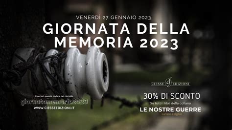 Giornata della Memoria 2023 | CIESSE Edizioni