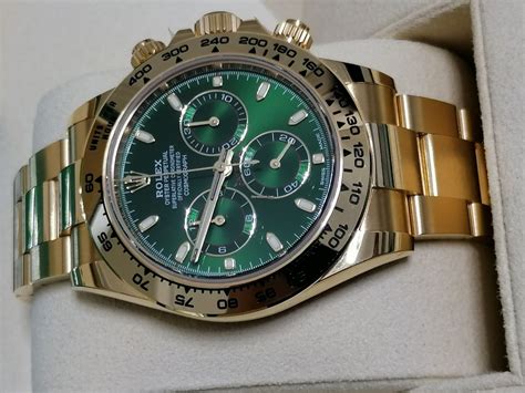 Rolex Daytona (Green Dial) - New for S$124,128 for sale from a Trusted Seller on Chrono24