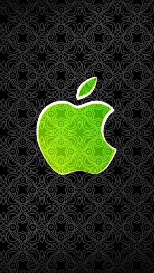 Green Apple Logo - The iPhone Wallpapers