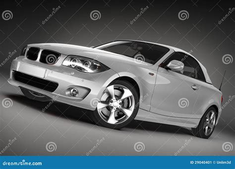 Sports car. 3d render stock illustration. Illustration of aluminum - 29040401