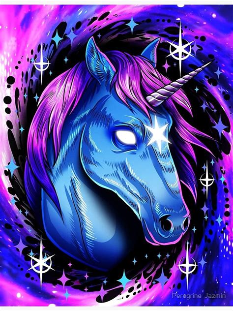 Black Hole Unicorn Poster by Peregrine Jazmin in 2022 | Unicorn poster ...