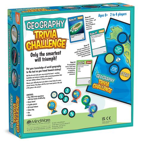 Geography Trivia Challenge Game | MindWare