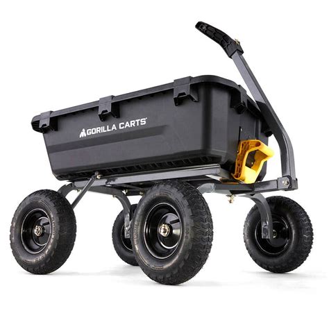 Gorilla Carts Heavy Duty Poly Dump Cart - 7 cu.ft.