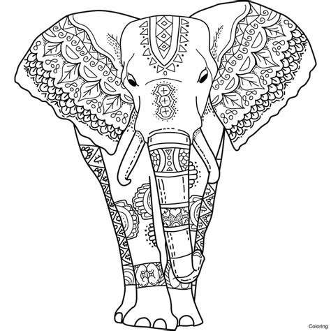 Aztec Elephant Drawing at GetDrawings | Free download