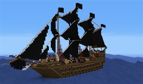 The Black Star - Massive (Pirate) Ship *Download* Minecraft Map