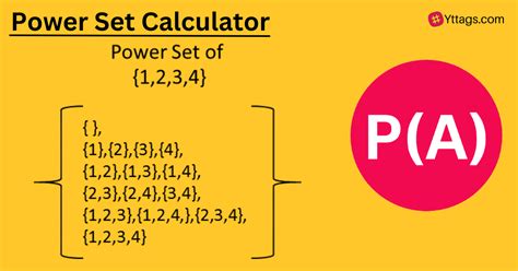 Power Set Calculator - Yttags