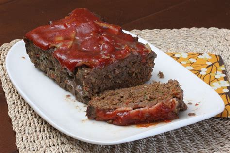 This great-tasting meatloaf is made with some sausage meat along with the ground beef, cracker ...