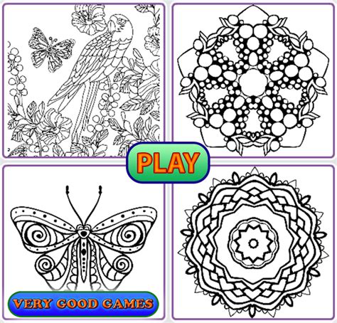 Very Good Games: Mandala Coloring Book