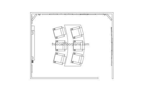 Home Theater Room - Free CAD Drawings