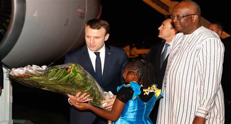 Emmanuel Macron's First Visit To Africa In Photos • Channels Television