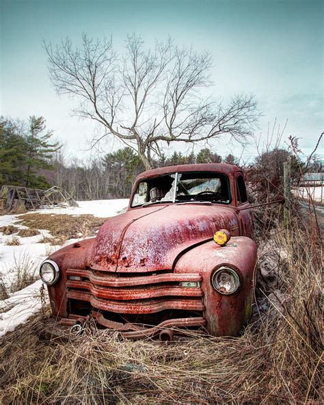 Country Chevrolet - Old rusty abandoned Truck Photograph by Gary Heller - Fine Art America