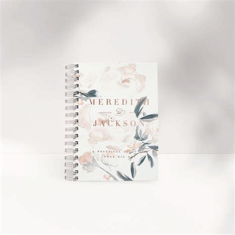 Wedding Planner Book, Foil Personalized Wedding Planner Book, Wedding ...