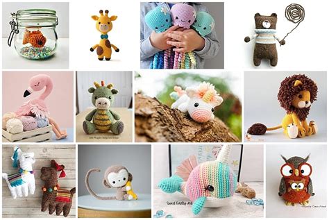 15 CUTE ANIMAL CROCHET TOY PATTERNS - hello, Wonderful