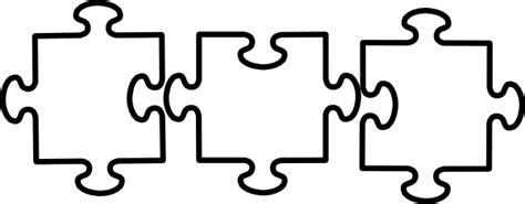 Jigsaw Clipart Black And White - Cliparts.co