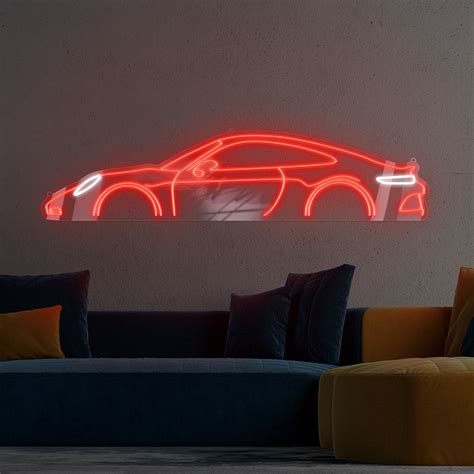 Porsche GT3 neon sign