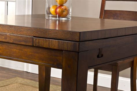 Hillsdale Harrods Creek Square Gathering Table with Drop Leaf - Medium ...