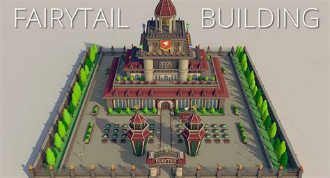 Fairy Tail Guild Building - 3D 3D model | CGTrader