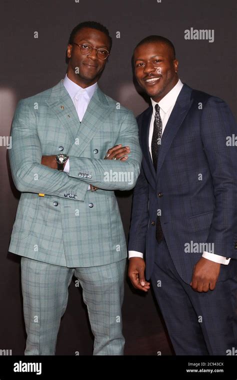 LOS ANGELES - FEB 24: Aldis Hodge, Edwin Hodge at the "The Invisible ...