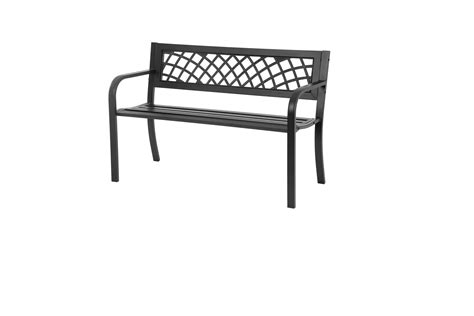 Black Metal Bench - Barrons Barrons