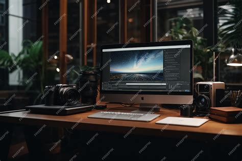 Premium Photo | Generative AI Digital Photography Workstation Modern ...