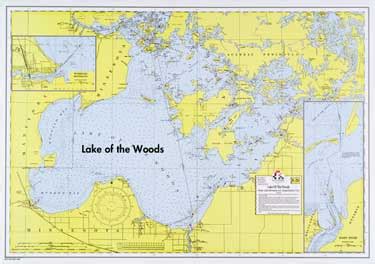 Lake Of The Woods Map - Maps Model Online