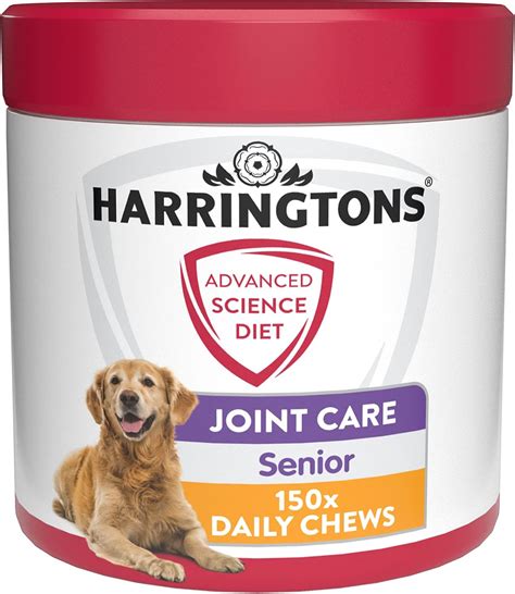 Harringtons Advanced Science Senior Dog Hip & Joint Care Supplements ...