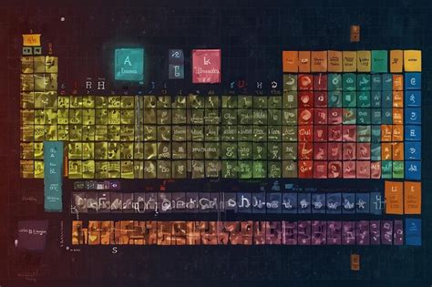 Elemental Harmony Digital Mosaic Inspired by the Periodic Table ...